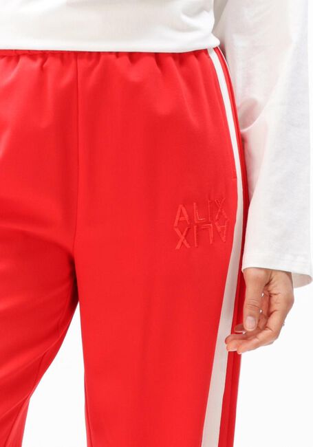 Rode ALIX THE LABEL Broeken LADIES WOVEN STRASS STRIPE PANTS - large