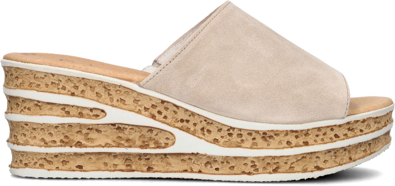 Gabor Slippers
Dames 650.1, Maat: 39, Materiaal: Suède, Kleur: Beige
