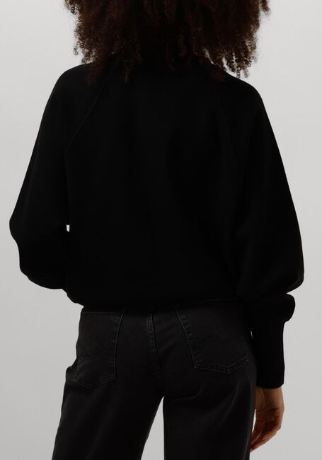 Zwarte SECOND FEMALE Trui OCTAVIA KNIT T-NECK - large