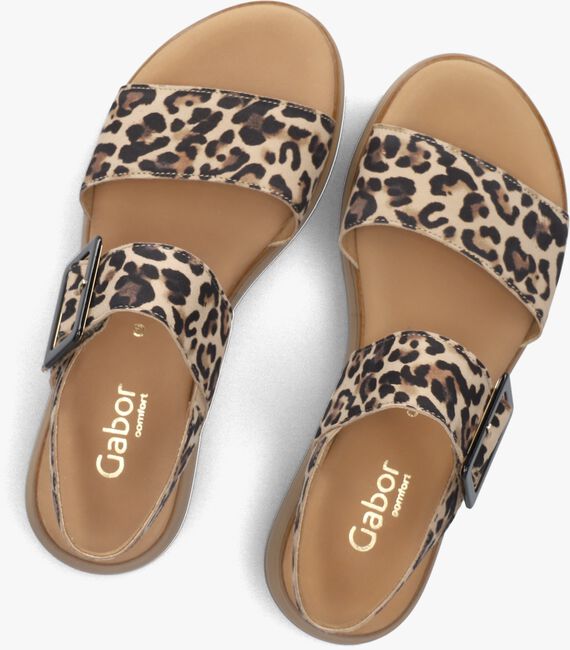 Bruine GABOR Platte sandalen 744.4 Bruine GABOR Platte sandalen 744.4 - large