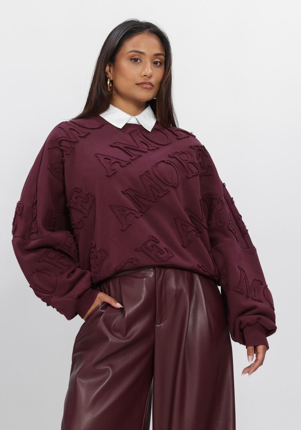 Bordeaux AMAYA AMSTERDAM Sweater AMOUR SWEATER - large
