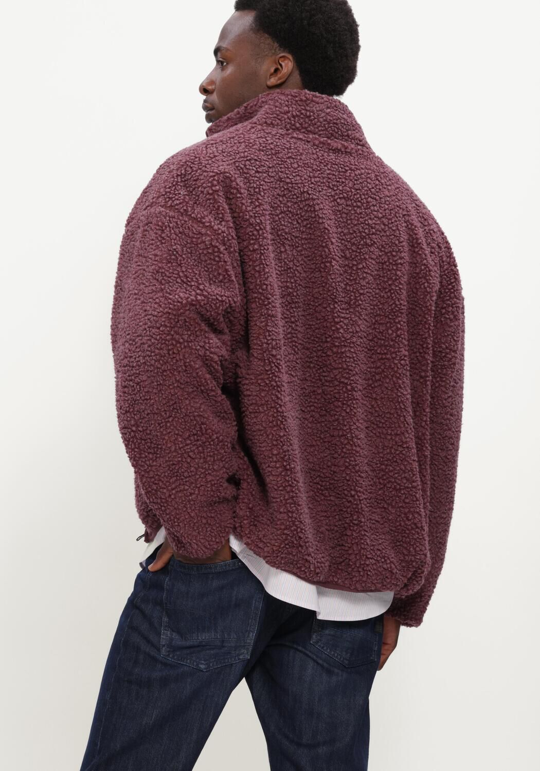 Bordeaux AMERICAN VINTAGE Vest HOKTOWN ZIP - large
