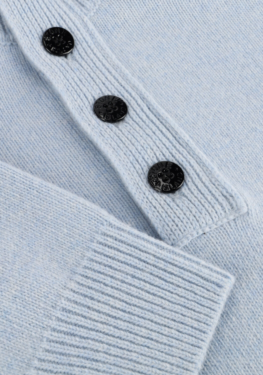 Lichtblauwe STONE ISLAND Trui LS POLO - large