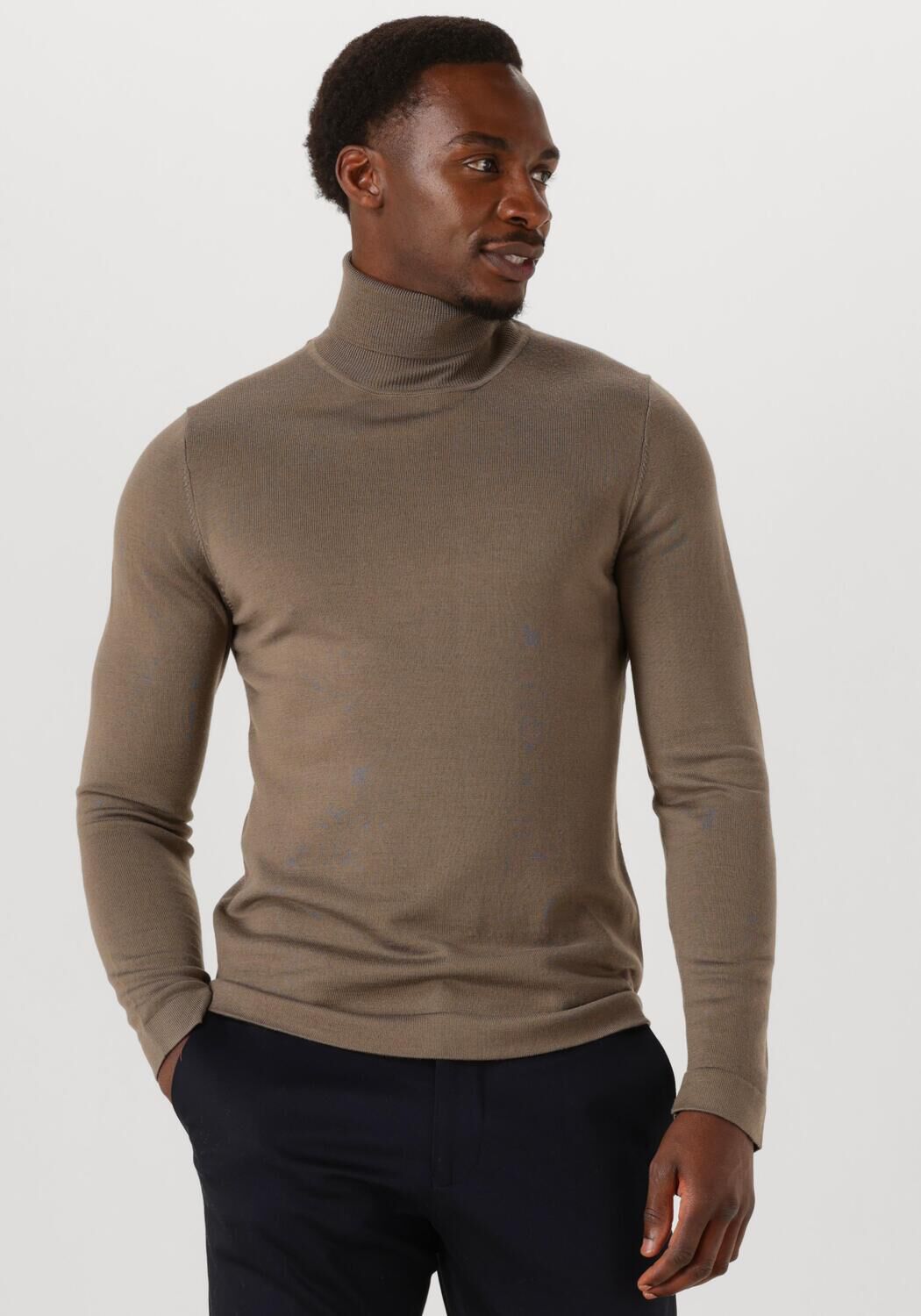 Drykorn Trui Heren Joey 420002, Maat: M, Kleur: Taupe