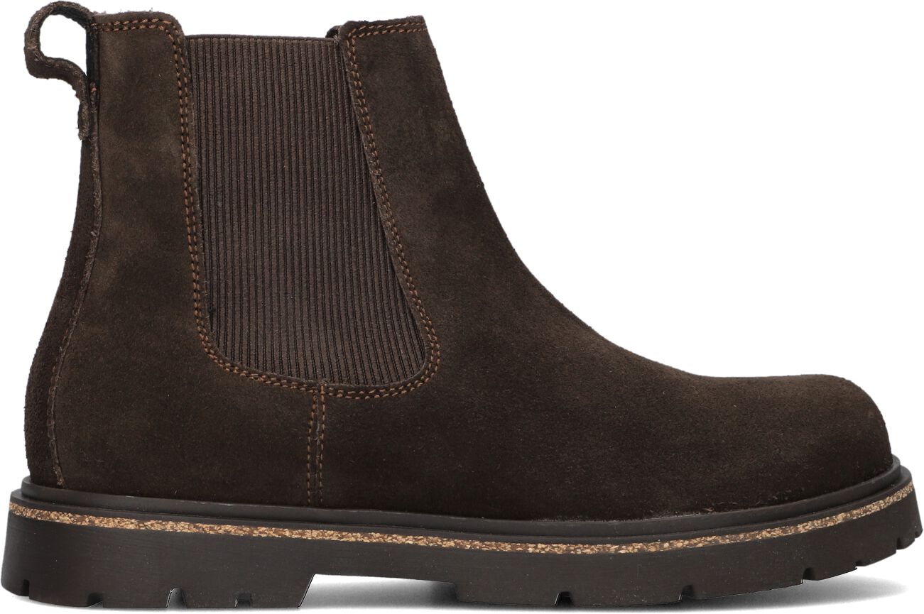 Birkenstock Chelsea Boots Heren Highwood Slip On Men, Maat: 42, Materiaal: Suède, Kleur: Bruin