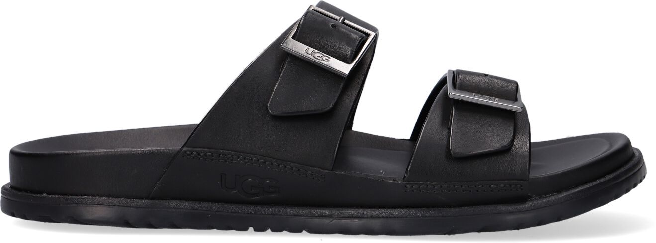 UGG Slippers
Heren M Wainscott Buckle Slide, Maat: 41, Materiaal: Leer, Kleur: Zwart