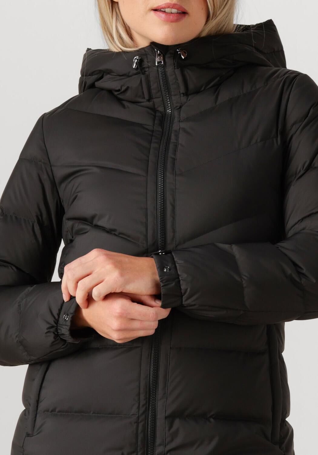 Zwarte WOOLRICH Gewatteerde jas SHIRLEY JACKET - large