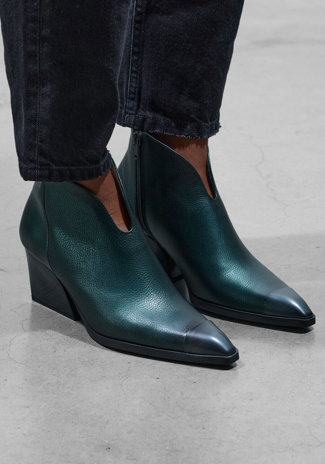 Groene HISPANITAS Enkellaarsjes HI243596 MET - medium