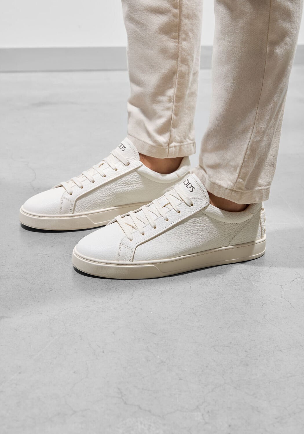 Witte TOD'S Lage sneakers ALLACCIATA CASSETTA 04L - medium