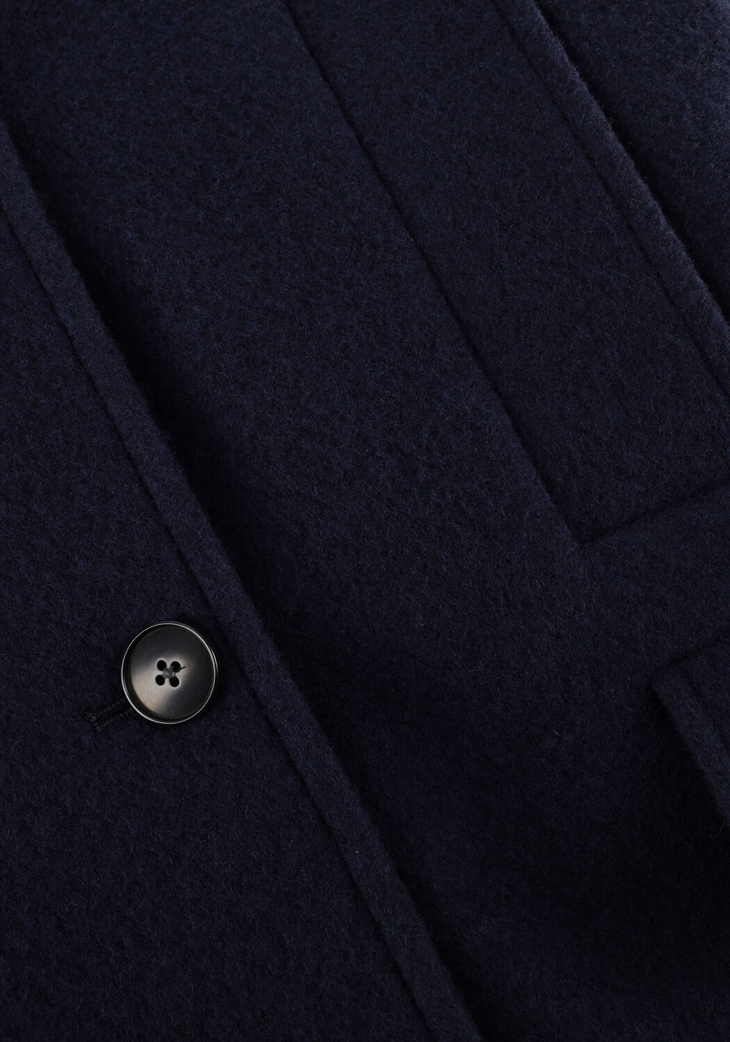 Donkerblauwe CLOSED Mantel CABAN JACKET - large