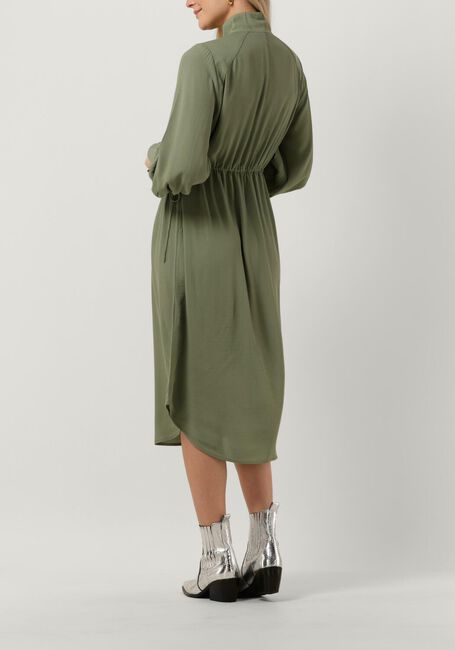 Groene BRUUNS BAZAAR Midi jurk LILLI LYRA DRESS - large