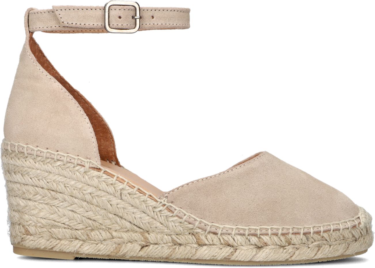VIA VAI Dames Flora Braid, Maat: 42, Materiaal: Leer, Kleur: Beige