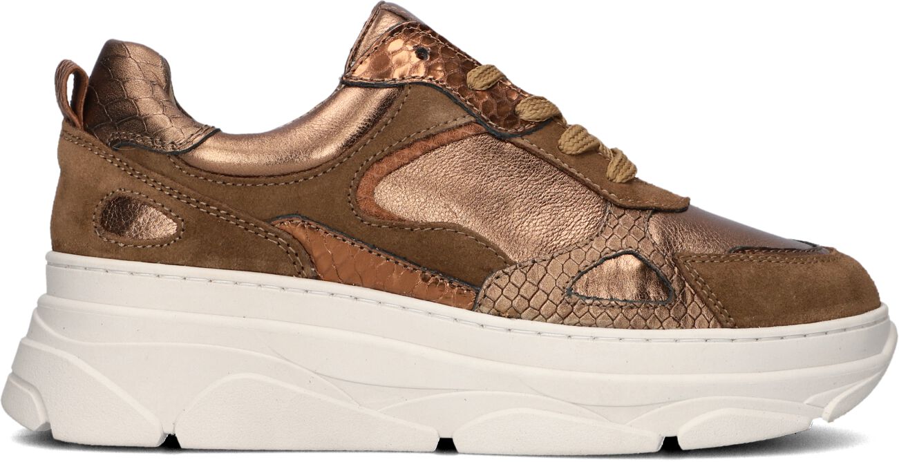 Lina Locchi Lage Sneakers Dames Jana, Maat: 38, Materiaal: Leer, Kleur: Brons