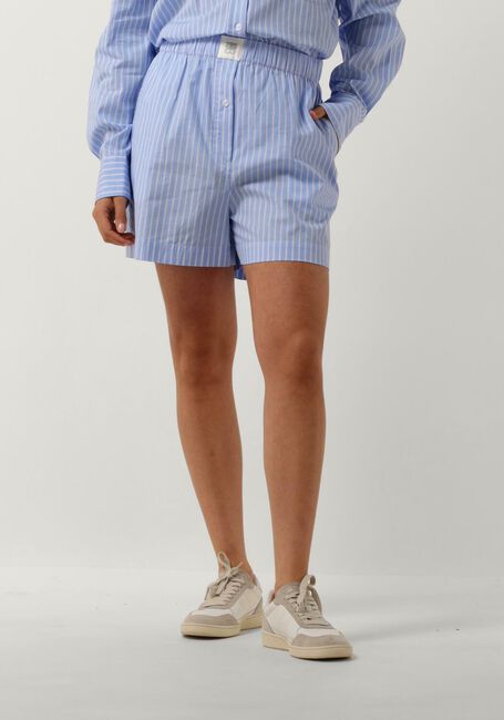 Lichtblauwe SECOND FEMALE Broeken AMALE SHORTS - large