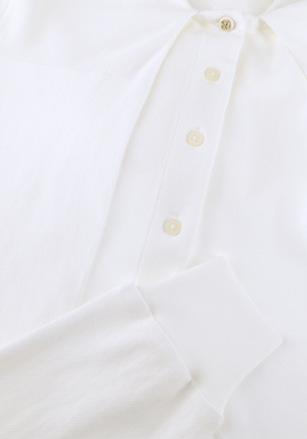 Witte DOROTHEE SCHUMACHER Polo SPORTY ROMANCE SHIRT - large