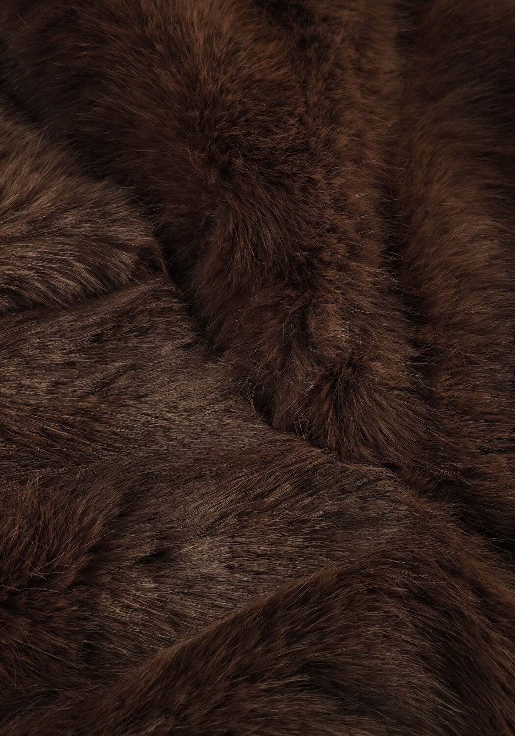 Bruine ALTER EGO Faux fur jas NOVI - large