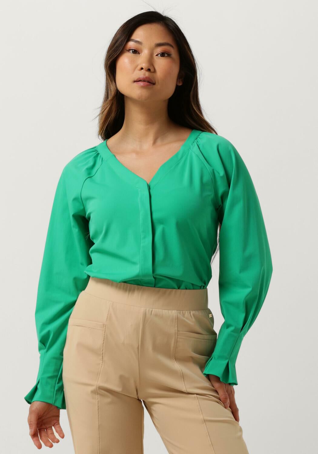Aime Balance Blouse Dames Joyce Blouse, Maat: XL, Kleur: Groen
