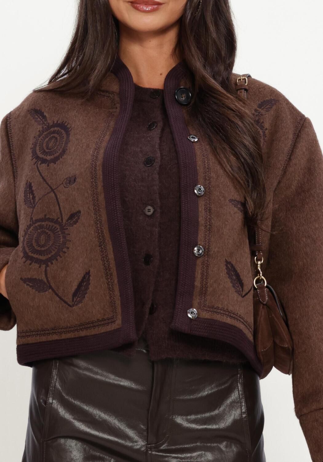 Bruine ANTIK BATIK Jack WILLOW JACKET - large