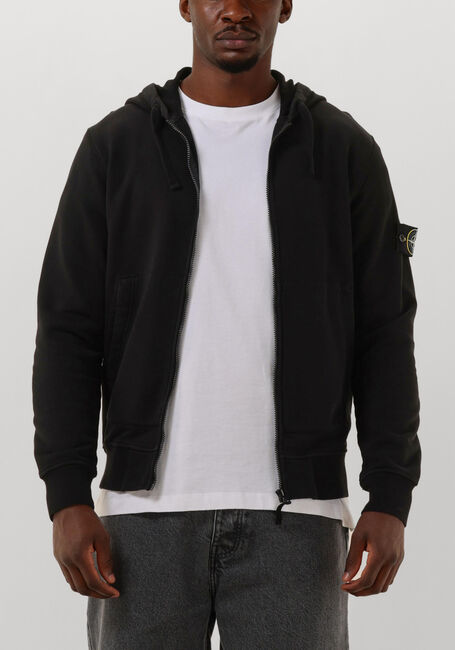 Zwarte STONE ISLAND Vest HOODIE SWEATER - large