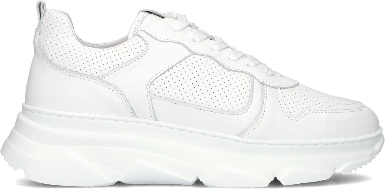Red-Rag Lage Sneakers Dames 71566, Maat: 36, Materiaal: Leer, Kleur: Wit