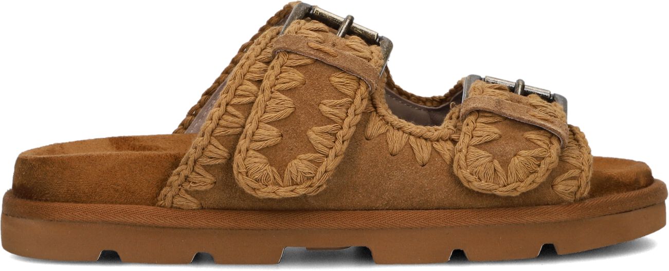 Mou Slippers
Dames Low Bio Sandal 2buckles Monoch