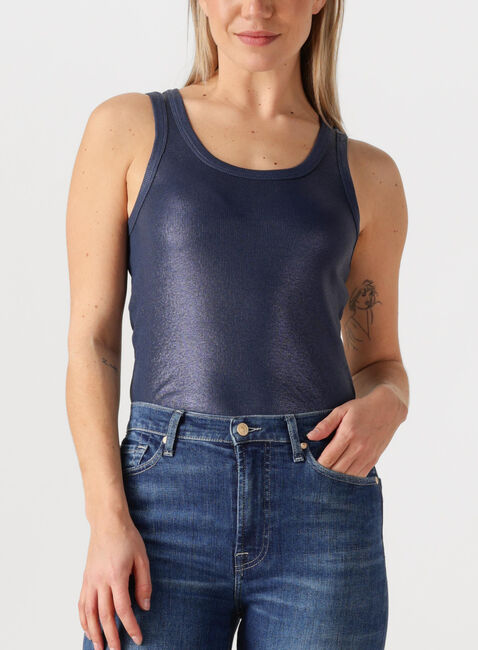 Metallic SUMMUM T-shirt RIB TANKTOP COTTON RIB - large