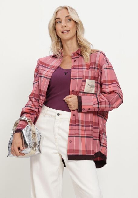 Oranje ALIX THE LABEL Blouses LADIES WOVEN CHECK BLOUSE - large