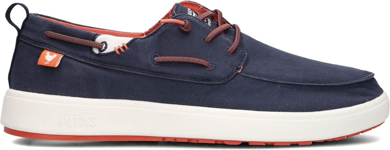 Pitas Instappers
Heren Maui, Maat: 41, Materiaal: Canvas, Kleur: Blauw