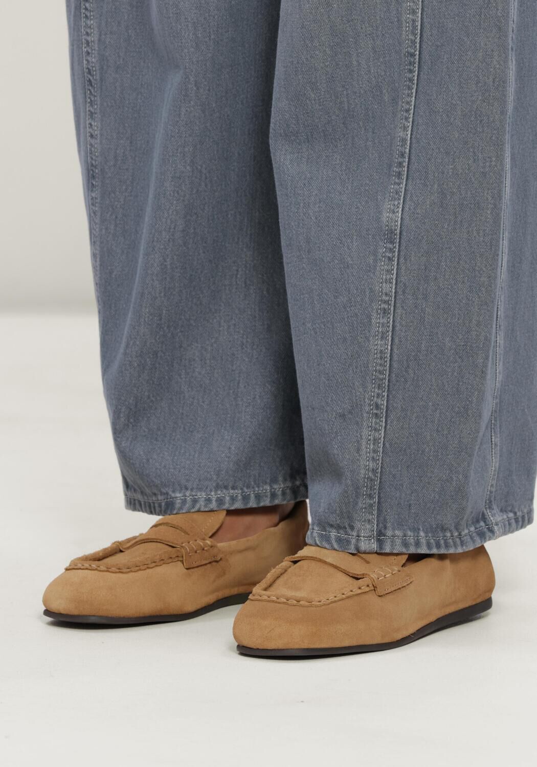 Camel POSA Loafers PENNY LOAFER SQUARE - large