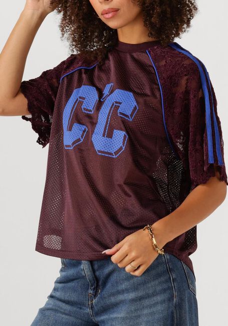 Bordeaux CO'COUTURE Top TREYCC LACE TEE - large