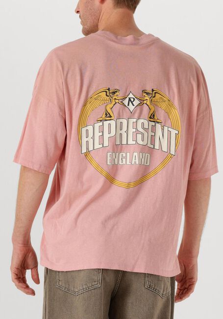 Roze REPRESENT Polo ANGEL BORDER T SHIRT - large