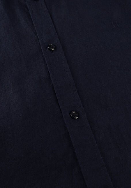 Donkerblauwe LES DEUX Casual overhemd KONRAD COTTON LINEN SHIRT - large