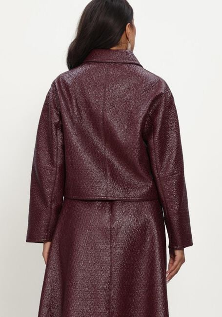 Bordeaux NATAN Leren jas VESTE COURTE - large