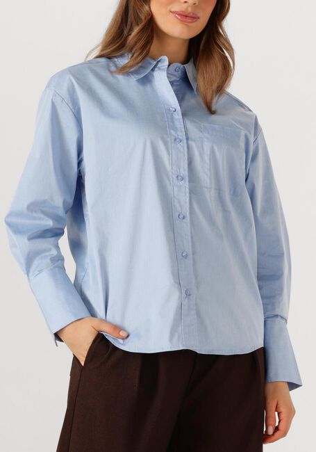 Lichtblauwe CO'COUTURE Blouses POPPY CUFF SHIRT - large