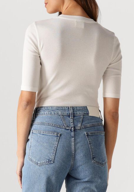 Ecru CLOSED T-shirt CREWNECK SHORTSLEEVE - large