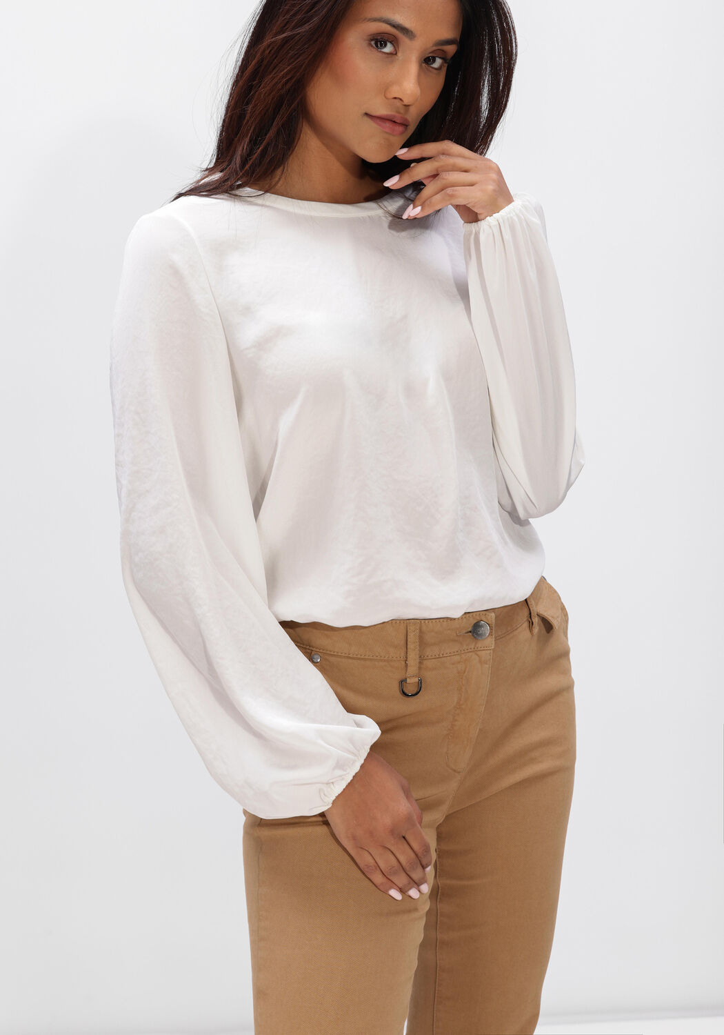 Witte LUISA CERANO Blouses 338355/7600-00 - large