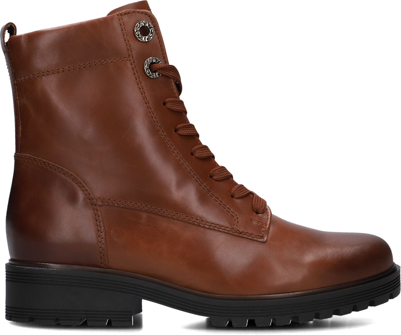 Gabor Veterboots Dames 765.1, Maat: 42,5, Materiaal: Leer, Kleur: Camel