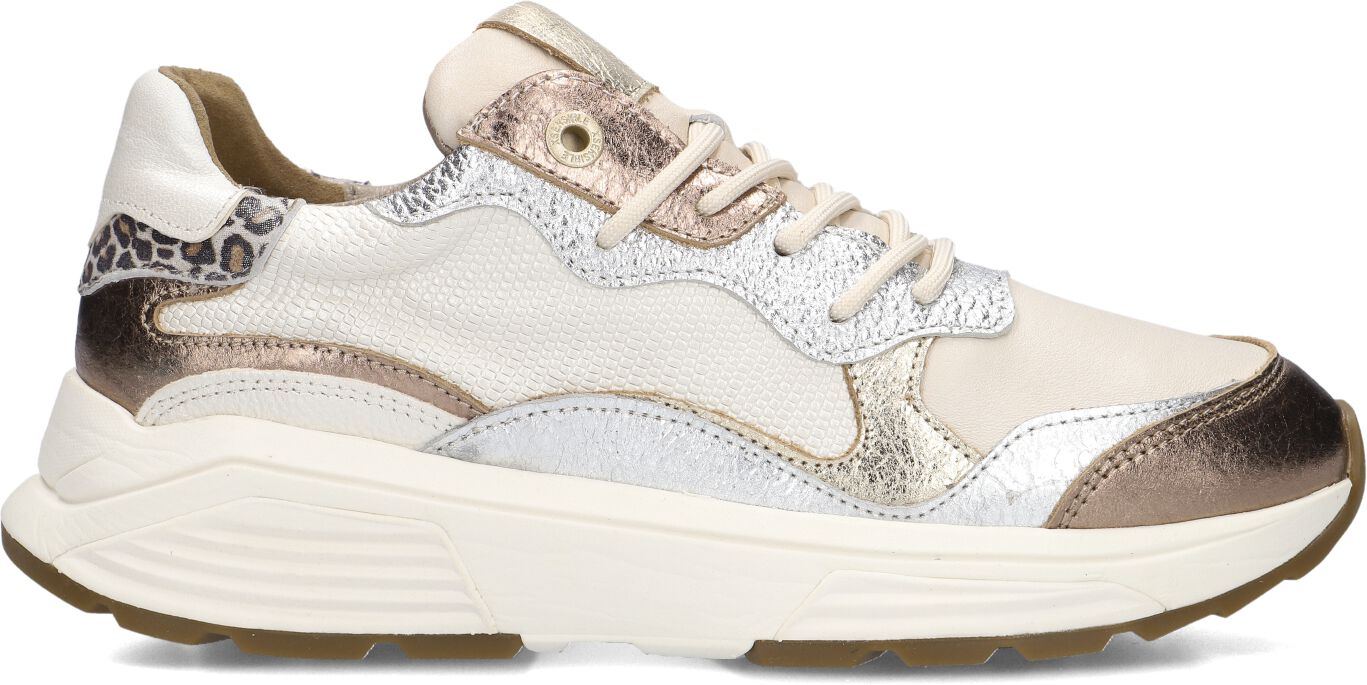 Xsensible Lage Sneakers Dames Rainbow, Maat: 42, Materiaal: Leer, Kleur: Beige afbeelding 1