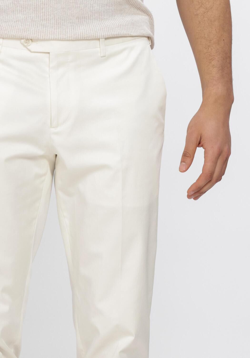 Ecru LARDINI Pantalon MAN TROUSERS DROP REG - large