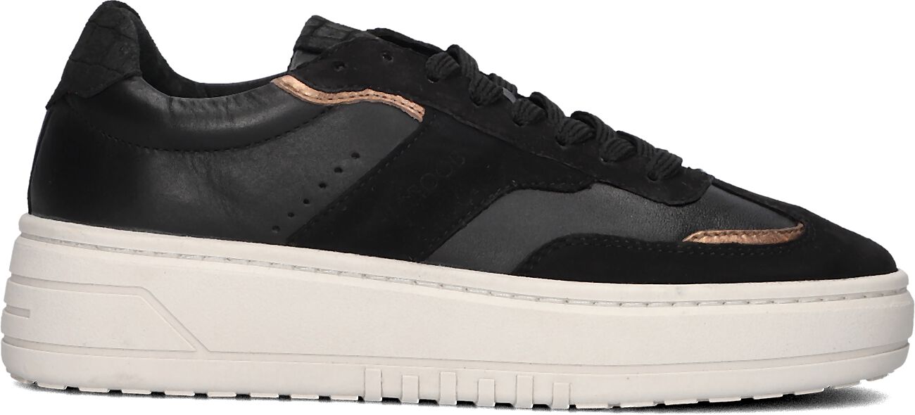 Haboob Lage Sneakers Dames Anemone, Maat: 40, Materiaal: Leer, Kleur: Zwart