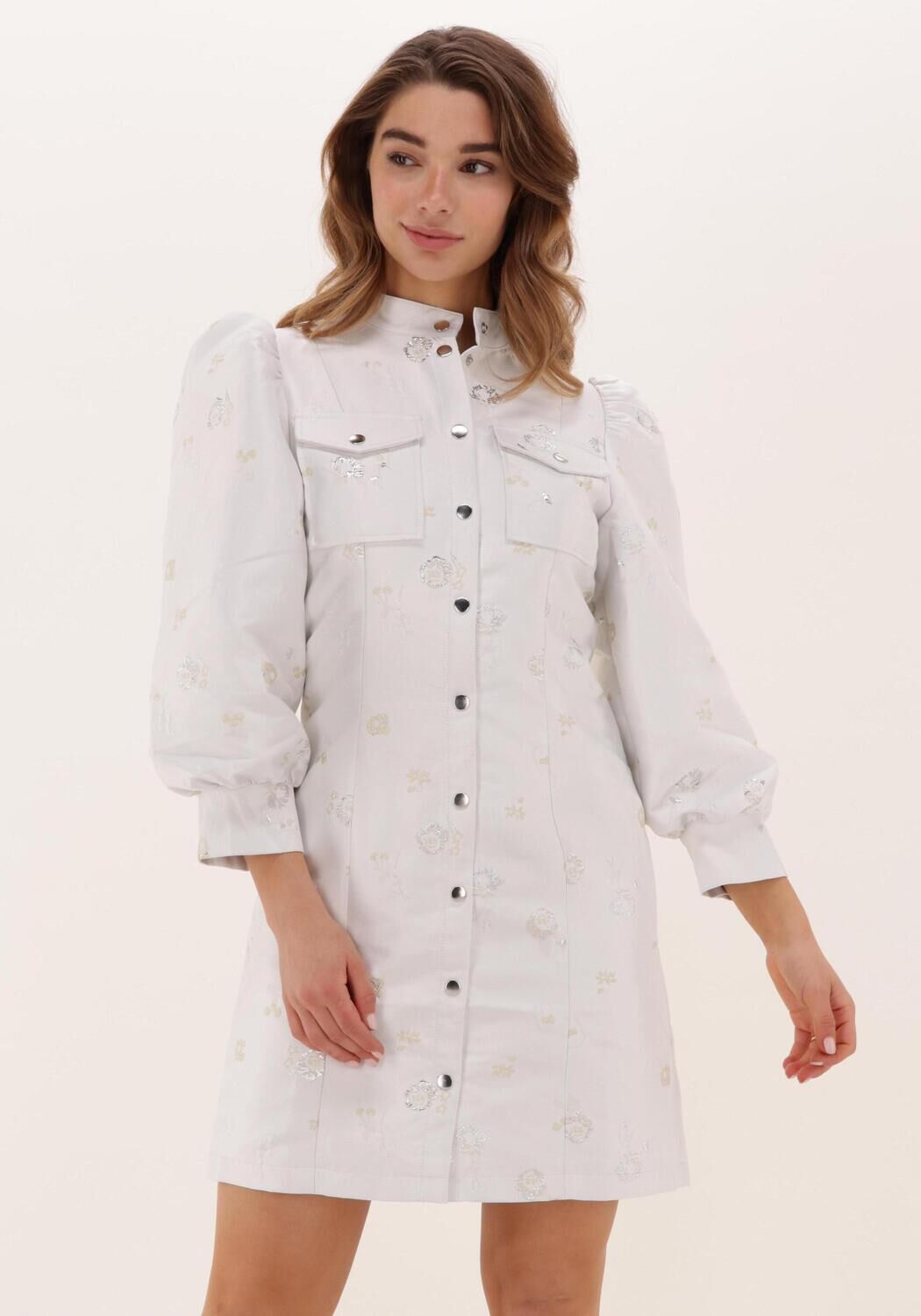 Bruuns Bazaar Mini Jurk Dames Prunella Adrine Dress, Maat: 34, Kleur: Creme