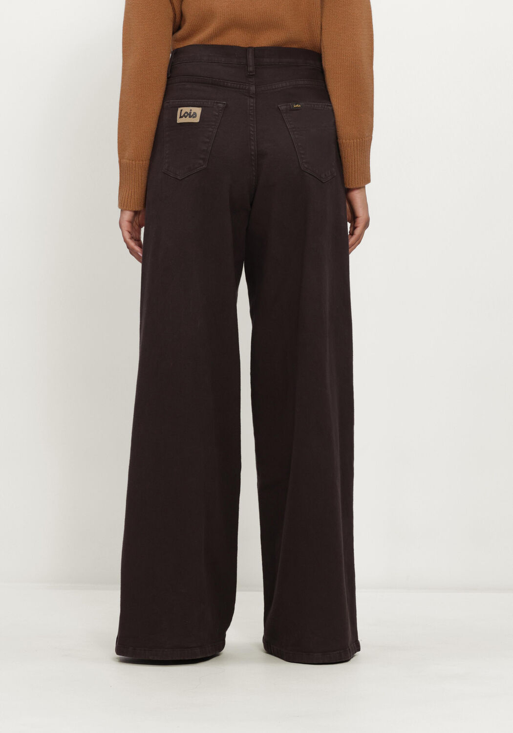 Bruine LOIS JEANS Wide jeans MARLENE - large