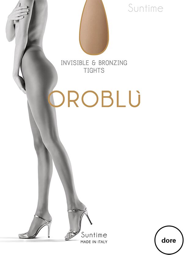 Oroblu Panty Dames Suntime, Maat: S, Kleur: Bruin afbeelding 1