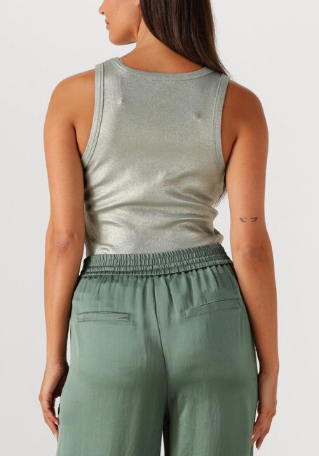 Groene SUMMUM Top RIB TANKTOP COTTON RIB - large