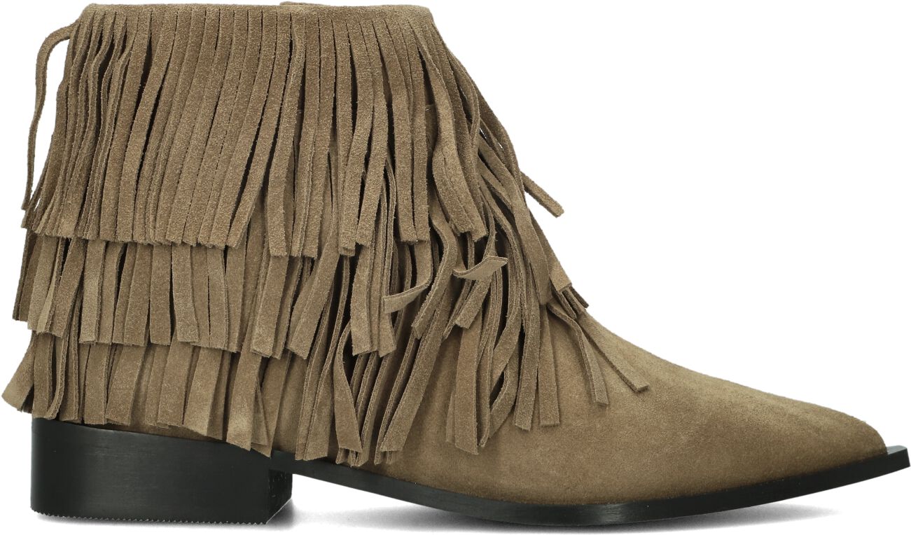 Toral Enkellaarsjes
Dames Adele Fringes, Maat: 39, Materiaal: Suède, Kleur: Camel afbeelding 1