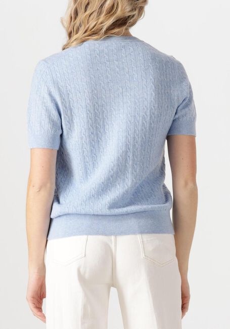 Blauwe TOMMY HILFIGER Top MINI CABLE C-NK CARDI SS - large