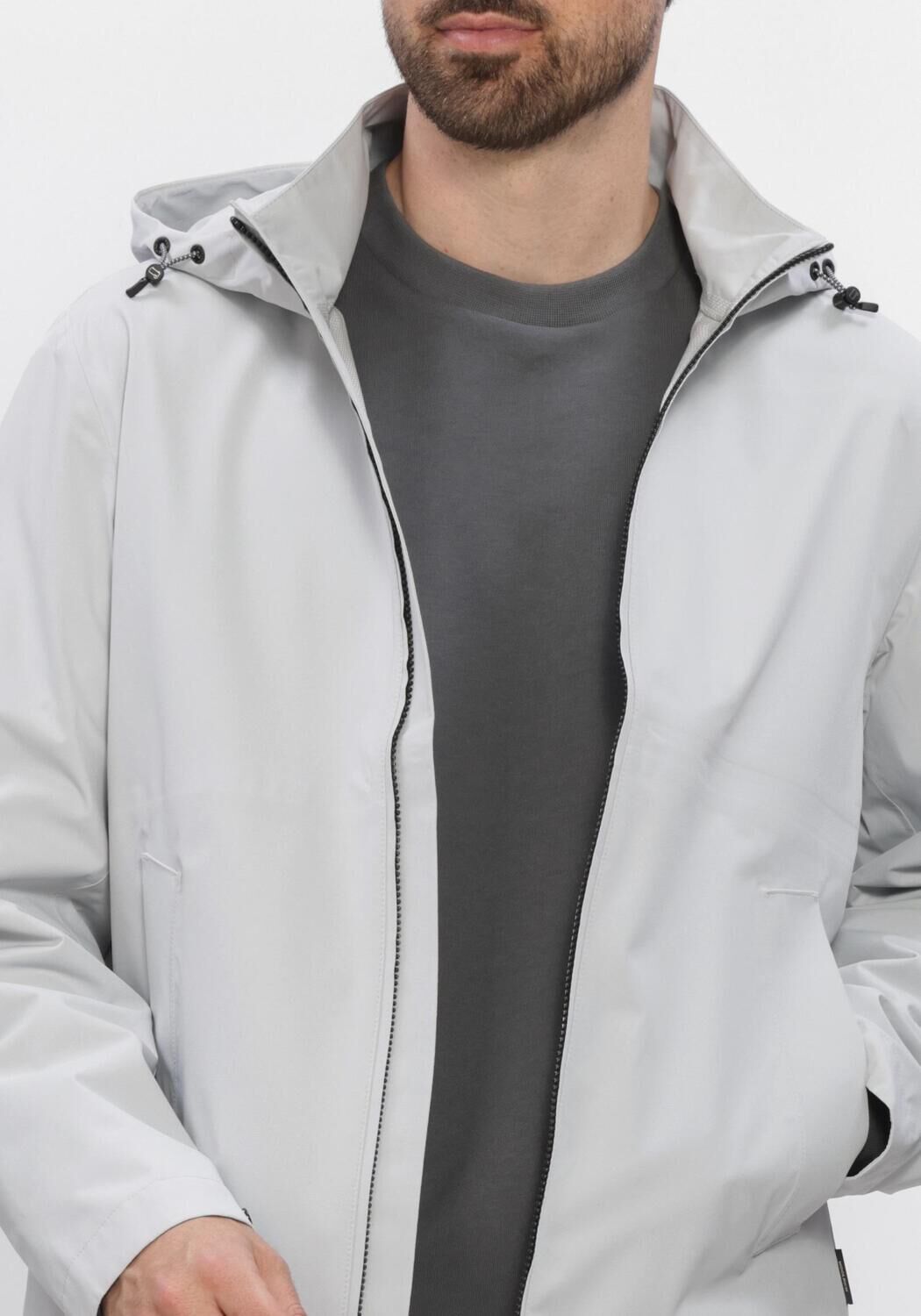 Grijze WOOLRICH Jack TWO LAYERS PACIFIC JACKET - large