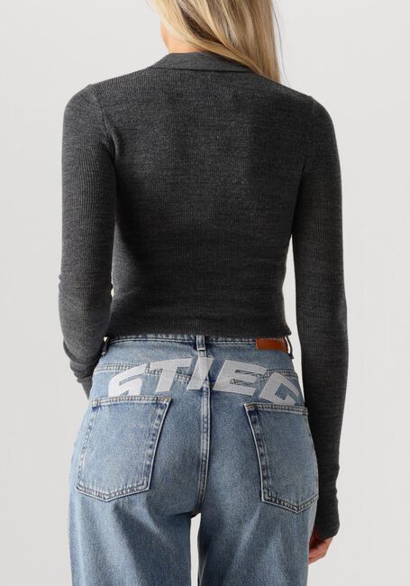 Donkergrijze GANNI Trui K2601 - large