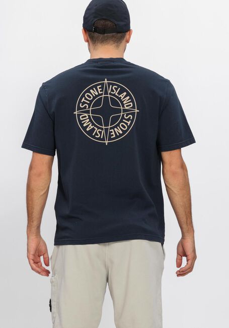 Donkerblauwe STONE ISLAND T-shirt SS T-SHIRT S0284 - large