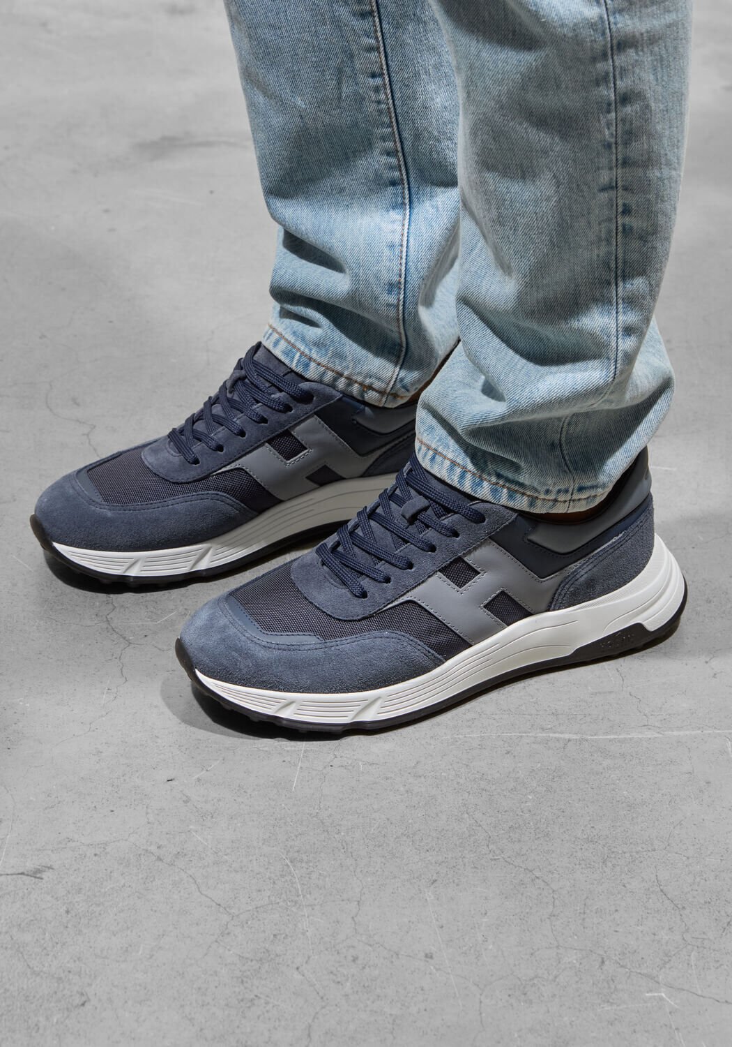 Blauwe HOGAN Lage sneakers HYPERLIGHT ALLAC NUOVA - medium